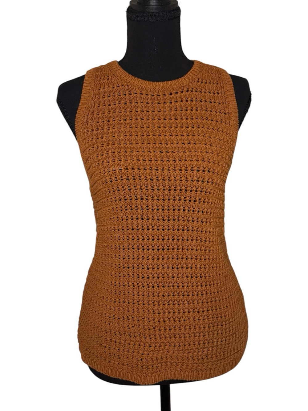 Madewell Crocheted Tank Top - Rust